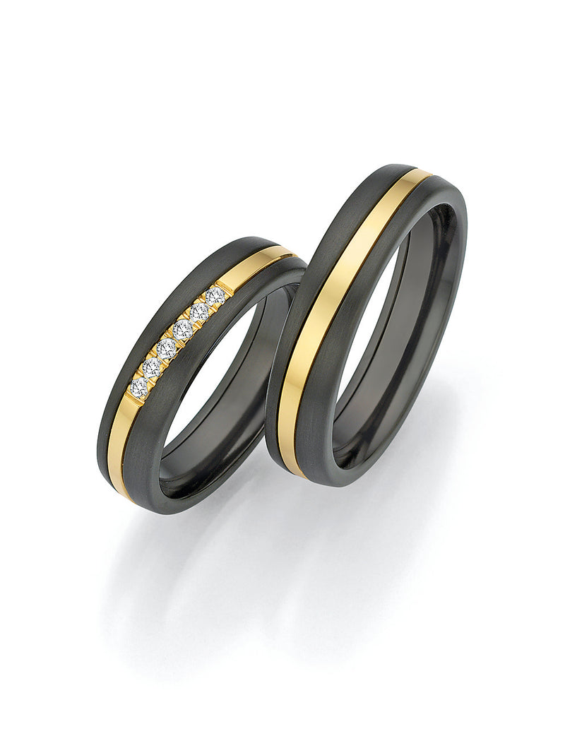 Eheringe 585 Gold Zirconium