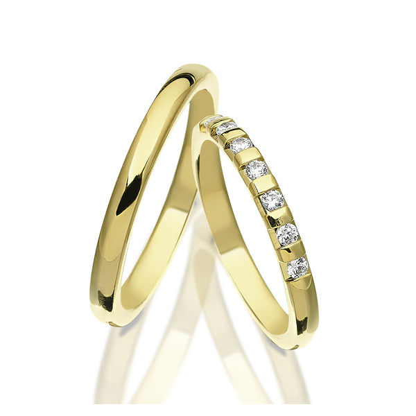 Eheringe Romantic Love Gelbgold