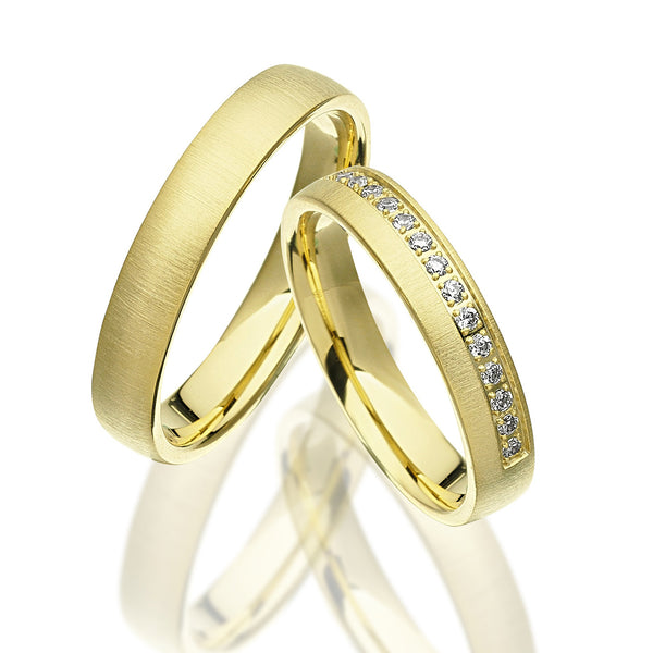 Eheringe Romantic Love Gelbgold