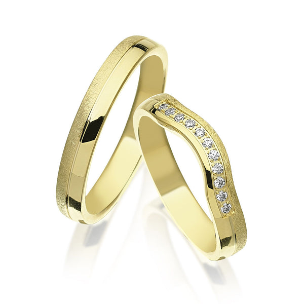 Eheringe Romantic Love Gelbgold