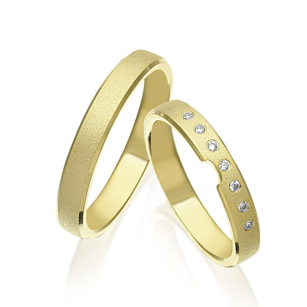 Eheringe Romantic Love Gelbgold